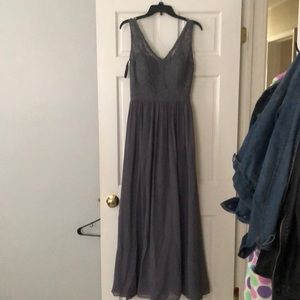 Grey bridesmaid dress!